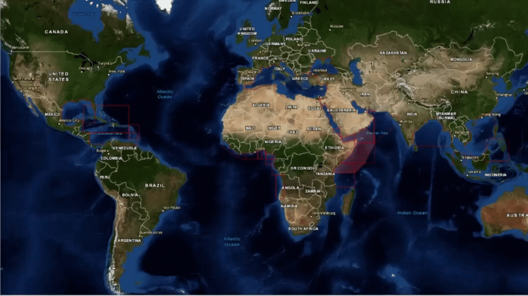 Dryad Global World Map Dryad Global World Map