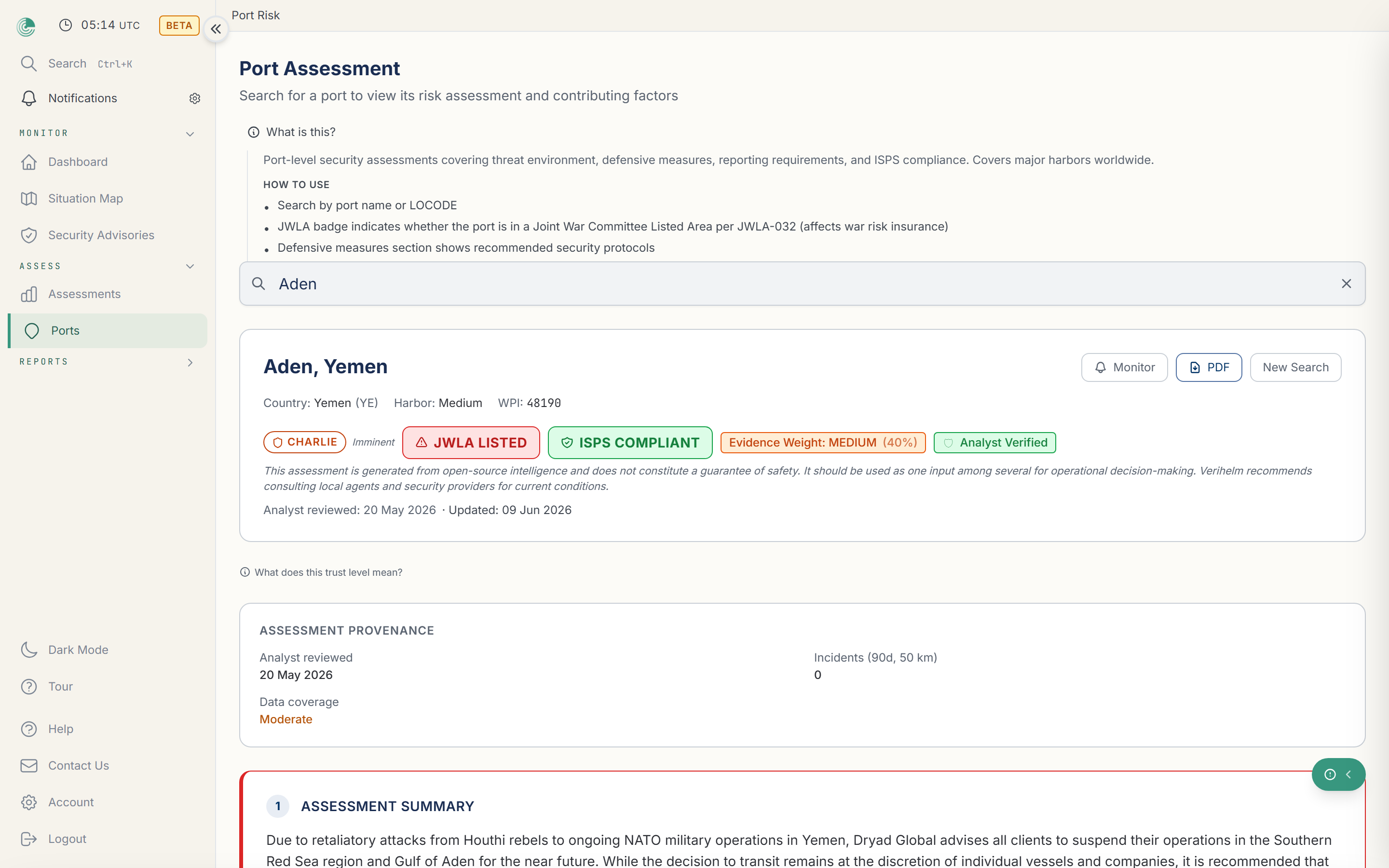 port-assessment